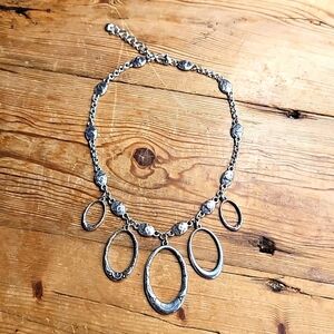 Brighton Silver 5 Charm Necklace